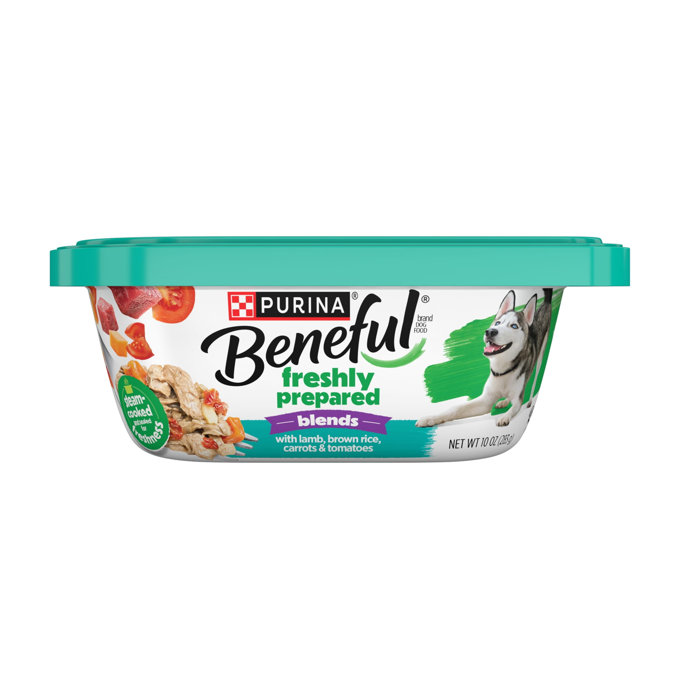 Purina Beneful Freshly Prepared Blends Wet Dog Food With Lamb, Brown Rice, Carrots and Tomatoes