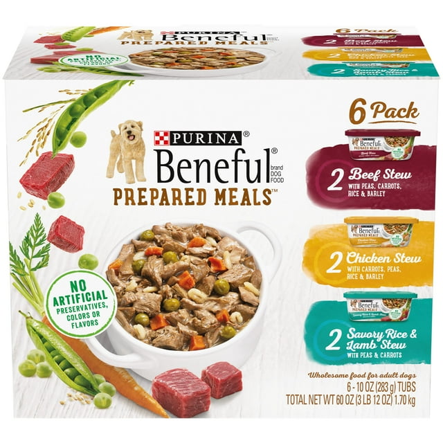 Purina Beneful High Protein, STF9 Gravy Wet Dog Food Variety Pack