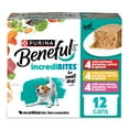thumbnail image 1 of Purina Beneful Small Breed Wet Dog Food Variety Pack, IncrediBites Loaf, Chicken, Beef and Salmon Flavors, 1 of 14