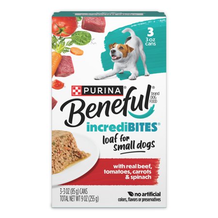 Purina Beneful Small Breed Wet Dog Food, Incredibites Loaf With Real Beef Recipe