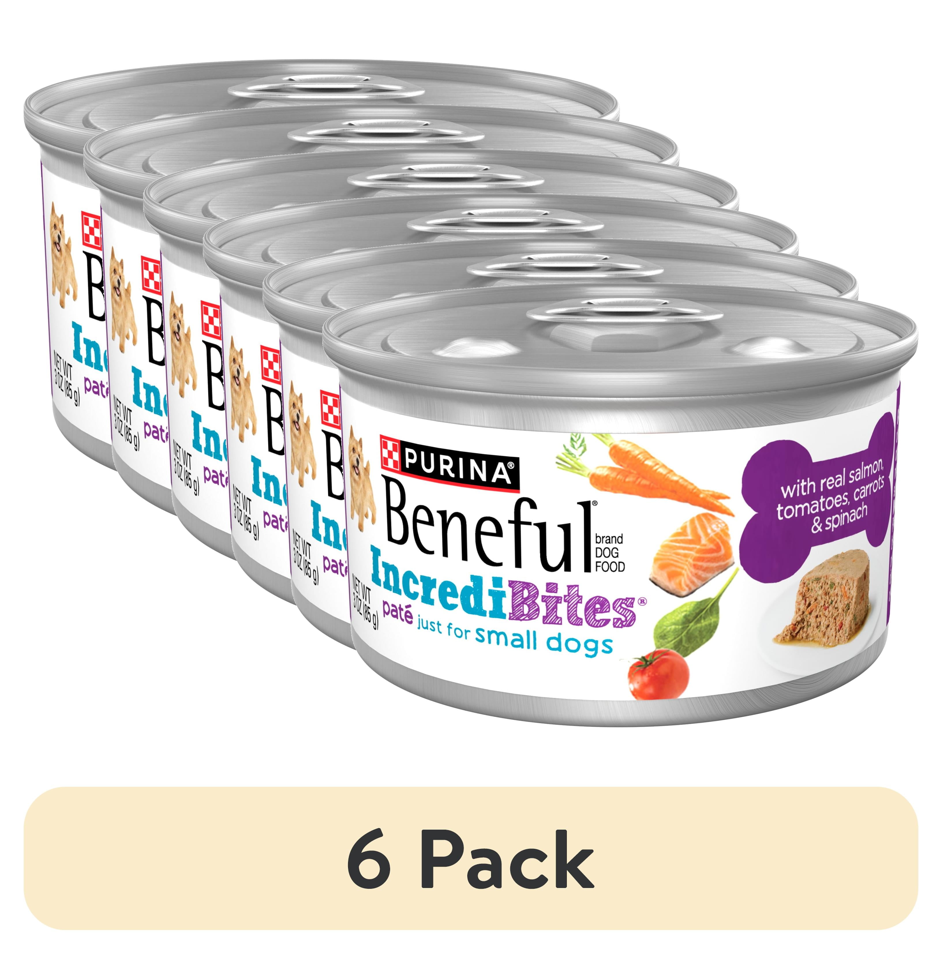 (6 pack) Purina Beneful IncrediBites Pate Small Wet Dog Food with Real ...