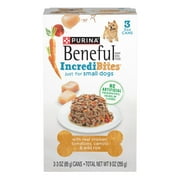 Purina Beneful IncrediBites Small Wet Dog Food Real Chicken, Rice & Vegetables, 3 oz Can