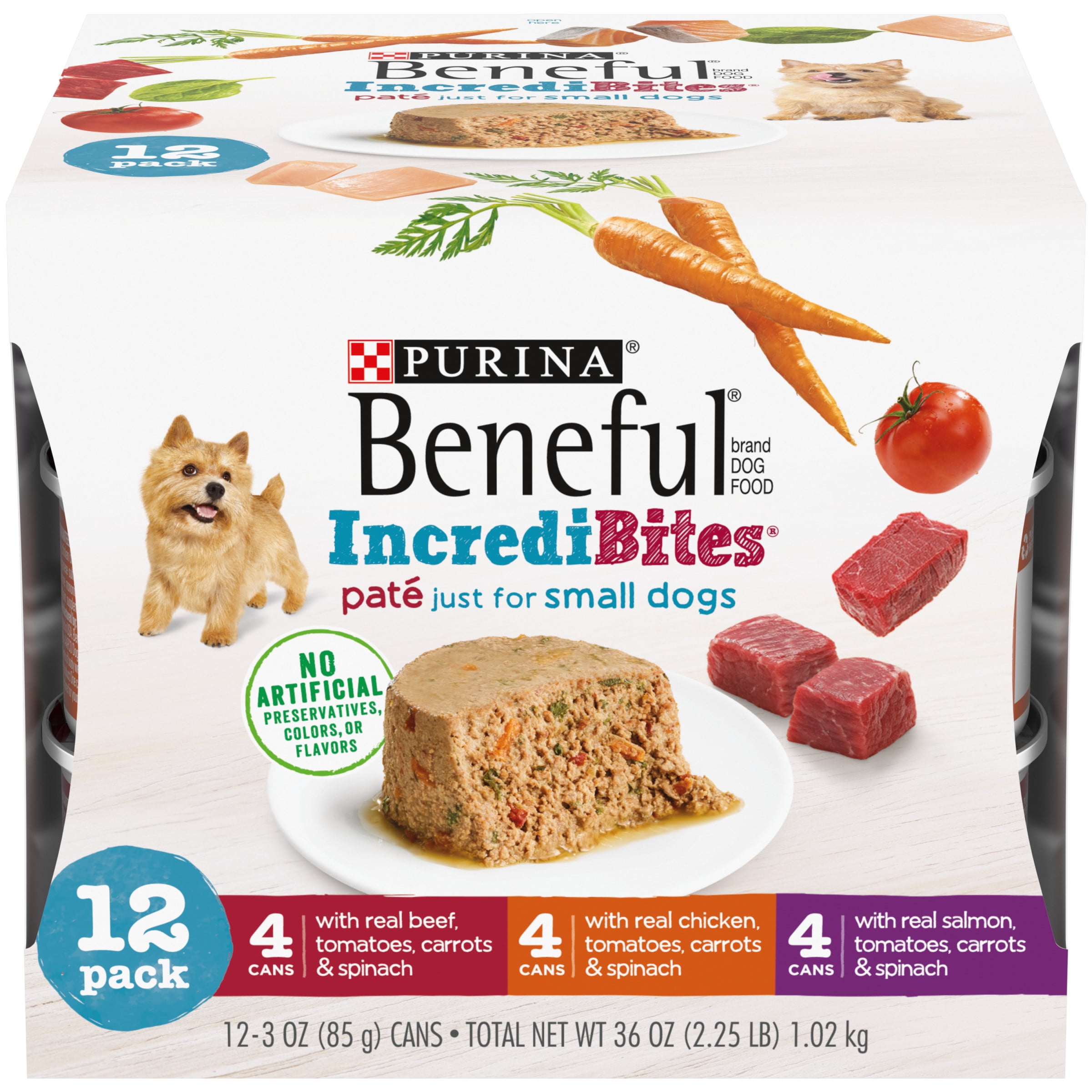 Purina Beneful Incredibites Wet Dog Food for Small Dogs Variety Pack, 3