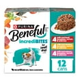 thumbnail image 1 of Purina Beneful Small Breed Wet Dog Food Variety Pack, IncrediBites With Real Beef, Chicken and Salmon, 1 of 16