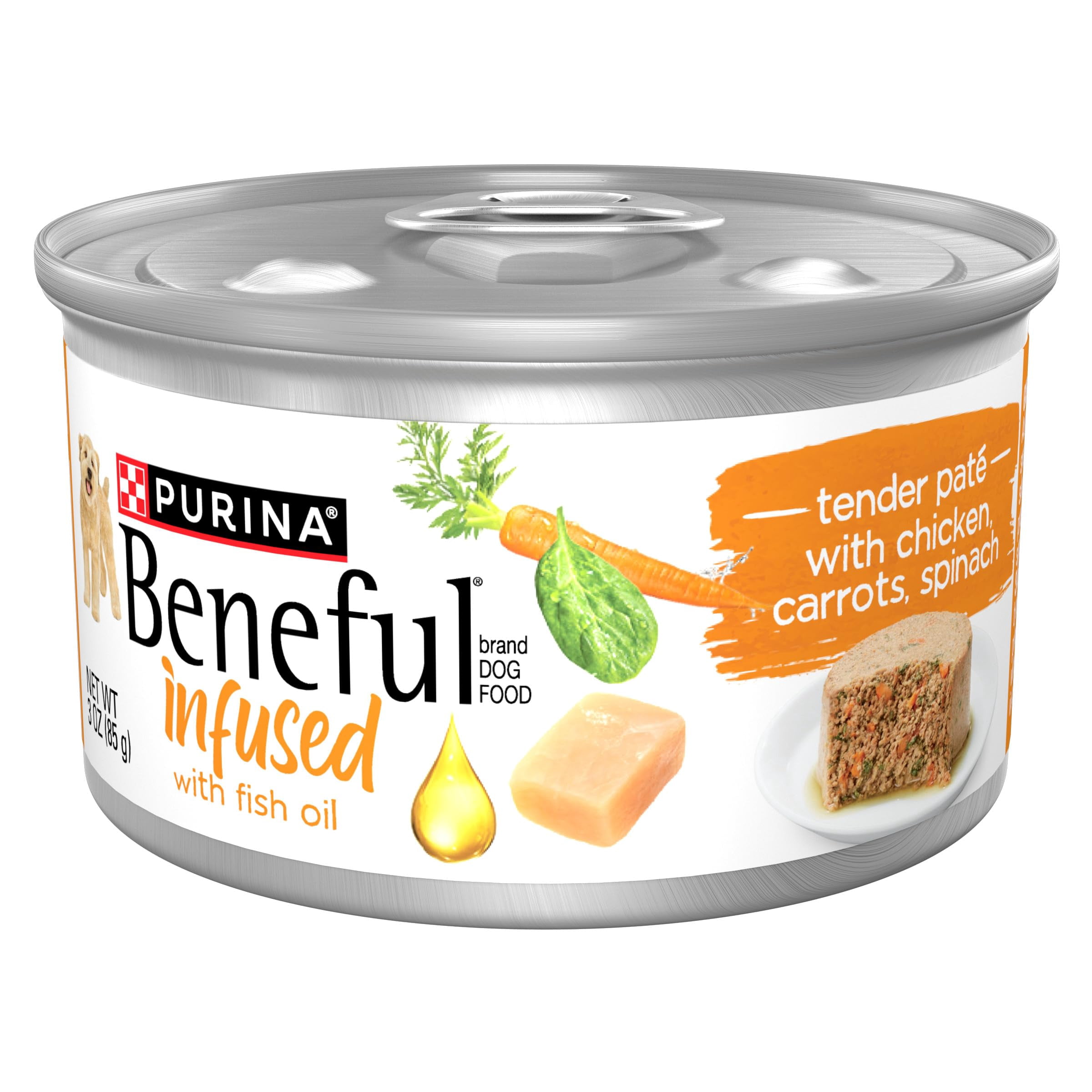 Purina Beneful Infused Wet Pate HYZ01 Dog Food with Real Chicken