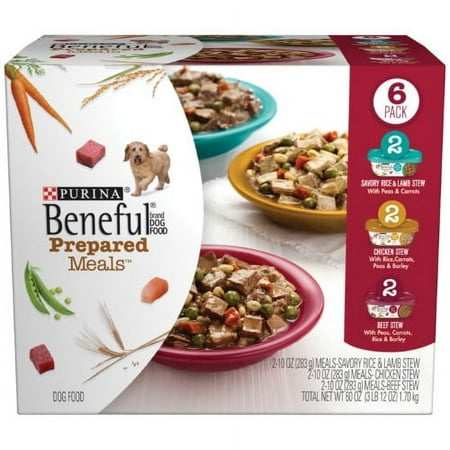 Purina Beneful Prepared Meals Variety Pack Dog Food (Pack of 3)