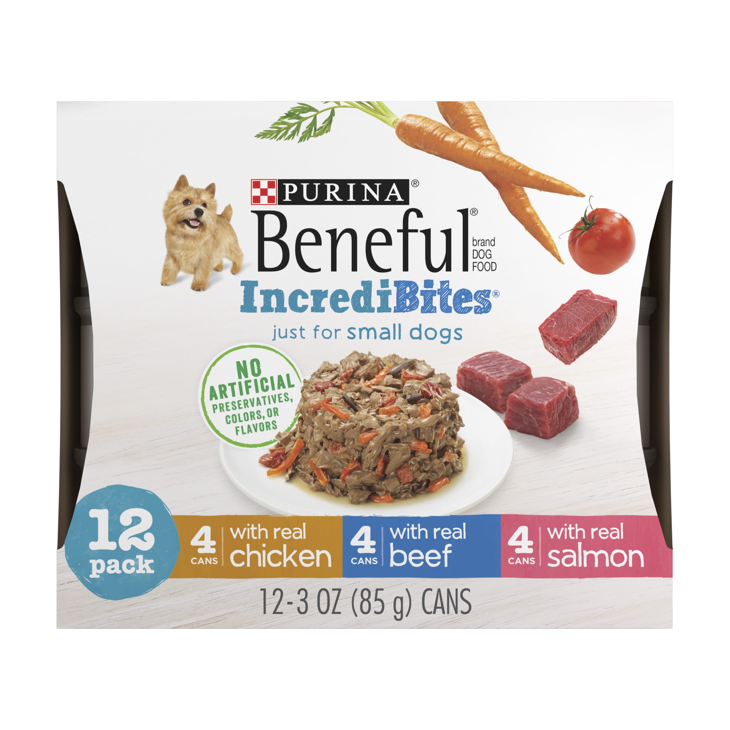 Purina Beneful Small Breed Wet Dog Food Variety Pack, IncrediBites With