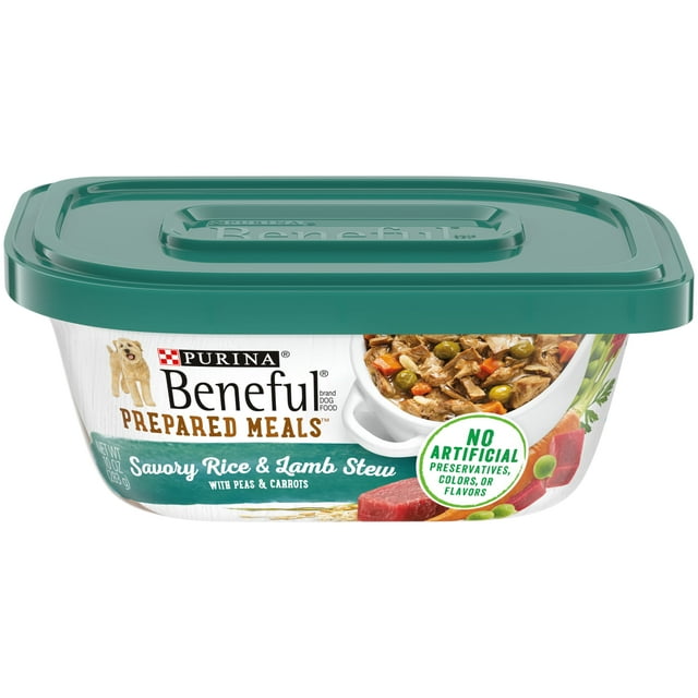 Purina Beneful Wet Dog Food High Protein Prepared Meals, Savory Rice