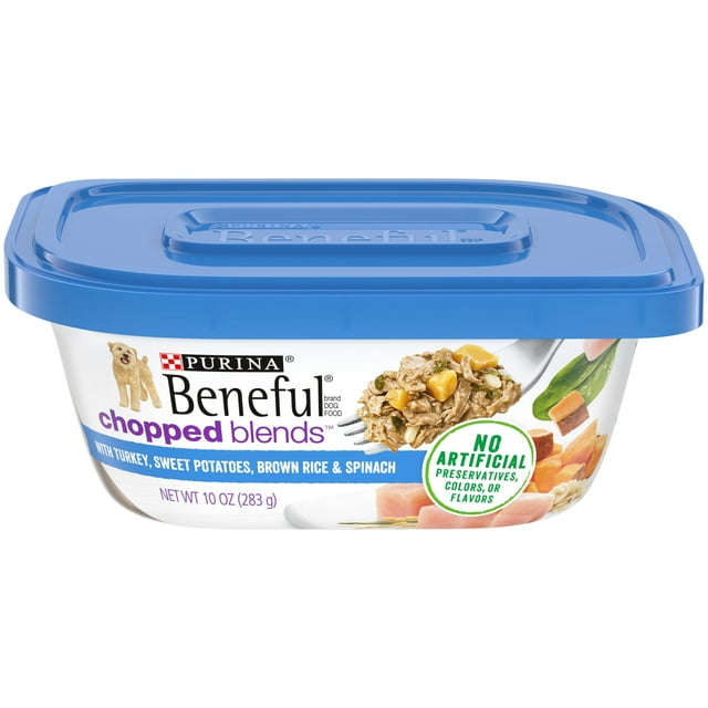 Purina Beneful Wet Dog Food for Adult Dogs, High Protein Gravy Chopped