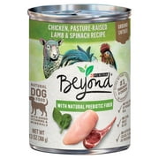 Purina Beyond Grain Free, Natural Ground Entree Wet Dog Food, Grain Free Chicken, Lamb & Spinach Recipe, 13 oz. Can