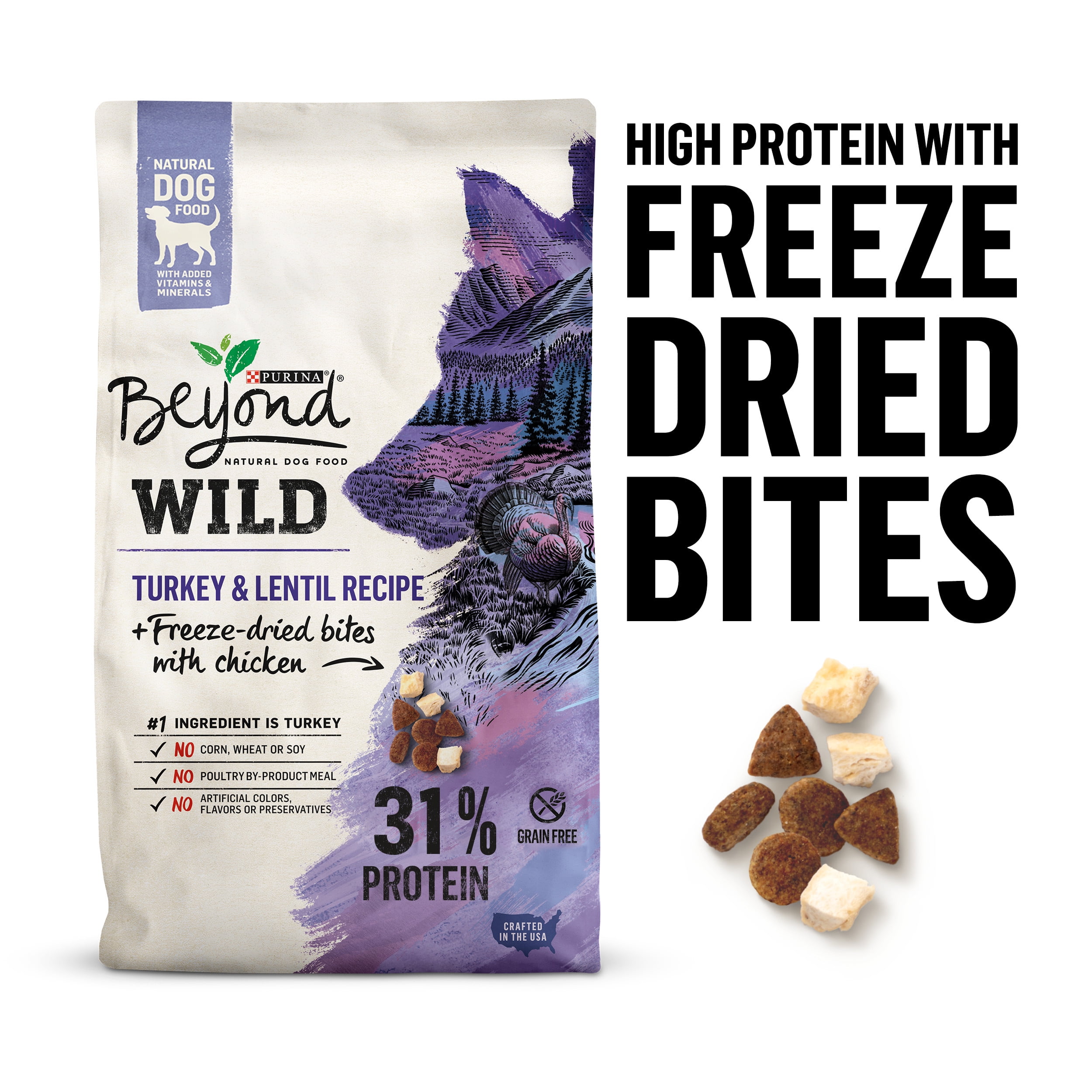 Purina Beyond High Protein Grain Free Natural Dry Dog Food WILD