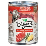 Purina Beyond Natural Wet Dog Food Pate Immune Health, Grain Free Beef & Potato, 13 oz Can