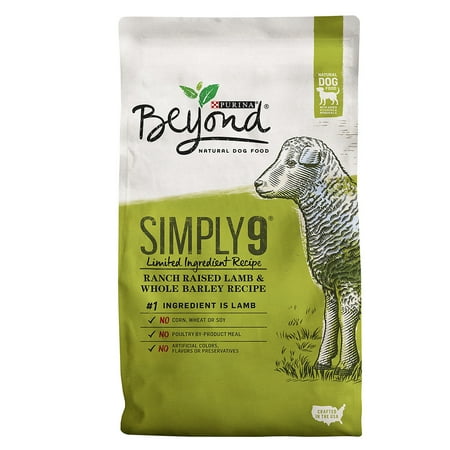 Purina Beyond Simply Ranch Raised Lamb & Whole Barley Recipe Dry Dog Food, 3.2-lb Bag (Pack of 48)