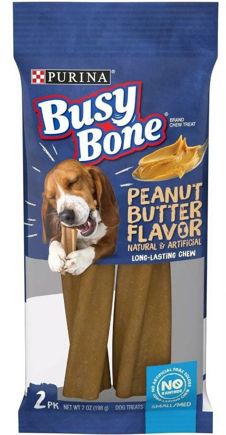 Purina Busy Bone Dog Chew Peanut Butter [Dog, Treats Packaged] 7 oz