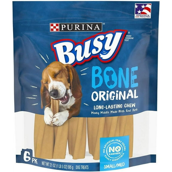 Purina Busy Bone Real Meat Dog Treats Original [Dog, Treats Packaged] 21 oz