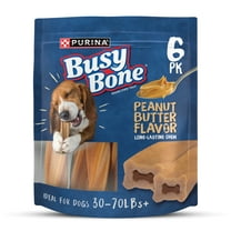 Purina Busy Bone Adult Dog Chew Bone Treats, Peanut Butter