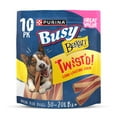 thumbnail image 1 of Purina Busy Bone with Beggin' Twist'd Small & Medium Dog Treats with Bacon, 36 oz Pouch (10 Count), 1 of 13