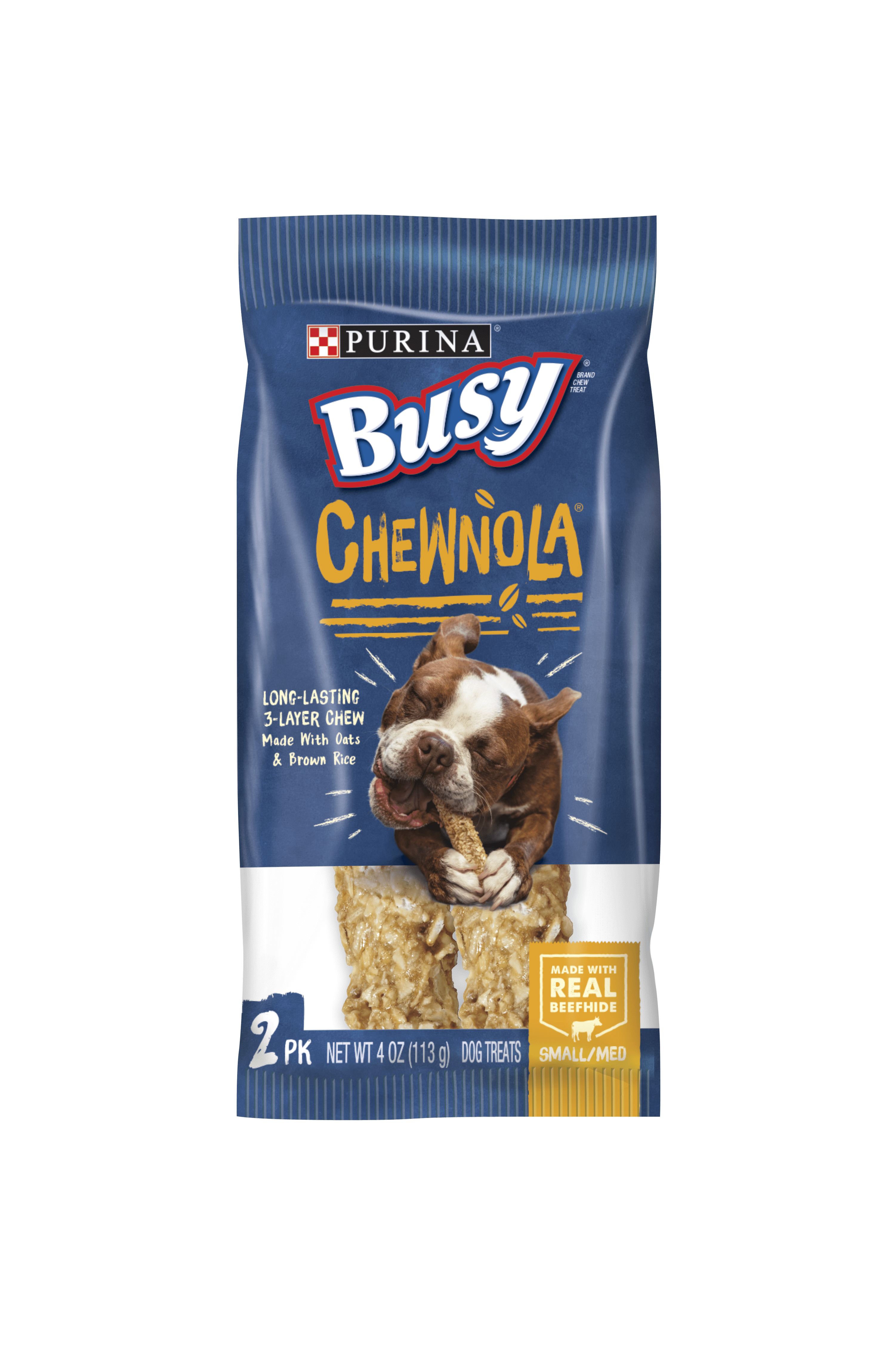 Purina Busy Dog Treats Chewnola Triple Layered Chews for Small Medium Dogs 4 oz 2 Pack Walmart