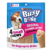 Purina Busy Bone Small Breed Adult Dog Chew Bone Treats, Mini, 6.5 oz.