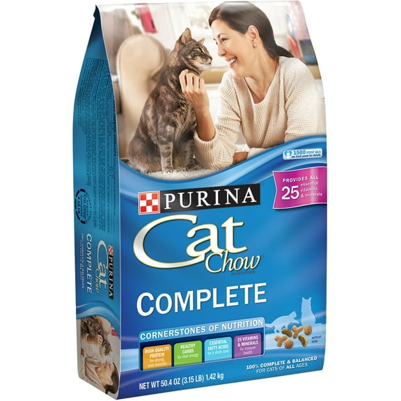 Purina Cat Chow Complete Dry Cat Food, 17.6 Lbs.