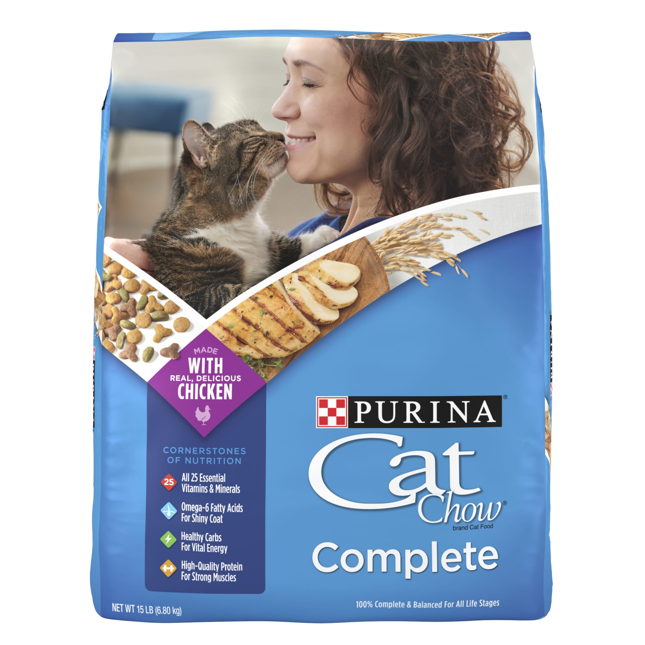 Purina Cat Chow Complete Dry Cat Food Sac de 15 lb Guinea Ubuy
