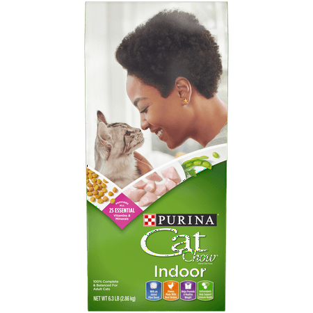 Purina Cat Chow Complete, Indoor Dry Cat Food, Chicken, 6.3 lb Bag