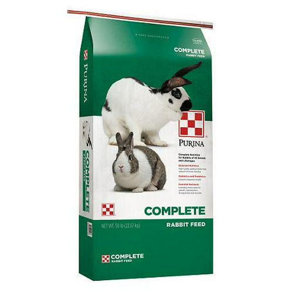 Purina Complete Alfalfa Rabbit Feed Pellets, 50 lb.