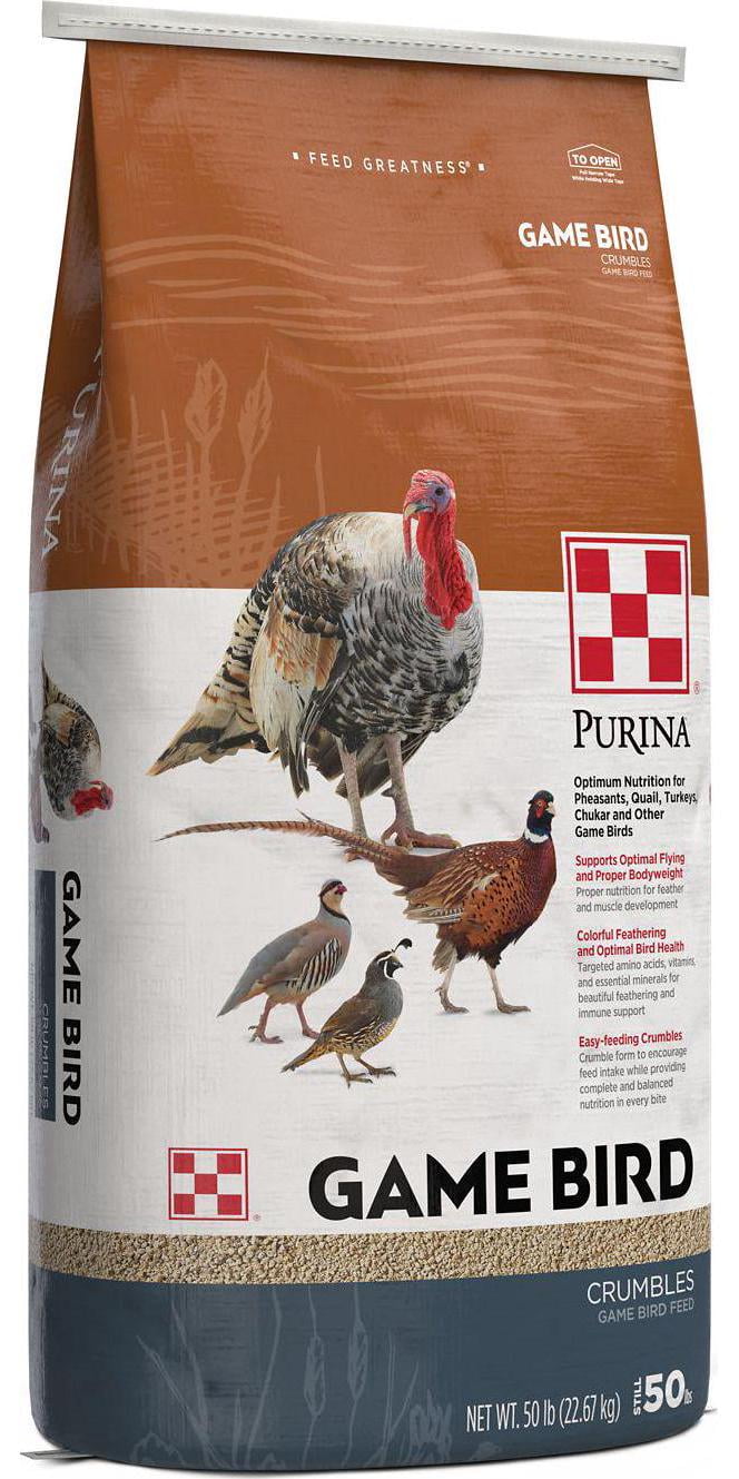Purina Crumbles Game Bird Maintenance Feed, 50 lb.