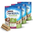 thumbnail image 1 of Purina DentaLife ActivFresh Small & Medium Dog Treats with Chicken Chews, 30 Count Pouches (3 Pack), 1 of 11