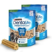 Purina Dentalife Daily Oral Care Chicken Flavor Toy Breed Dog Dental Chews – 14.7 oz (2) - (90ct)