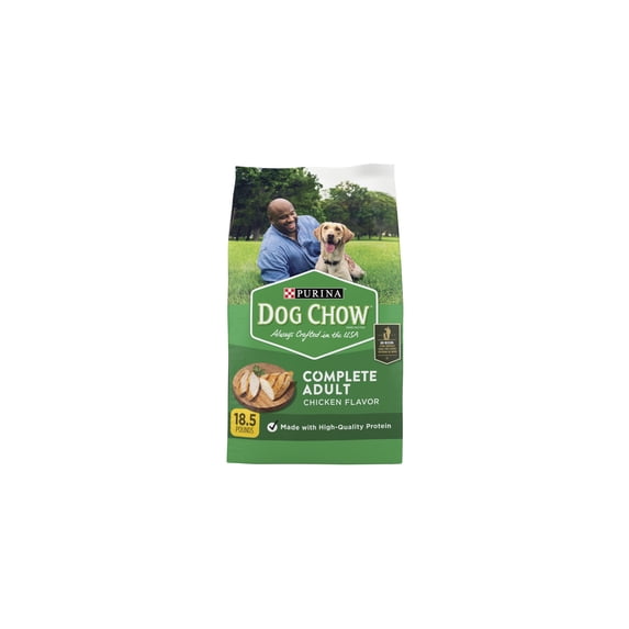 Purina Dog Chow Complete Adult Chicken Flavor Dry Dog Food (Pack of 6)