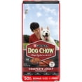 Purina Dog Chow Dry Dog Food, Complete Adult With Real Beef, 50 lb. Bag