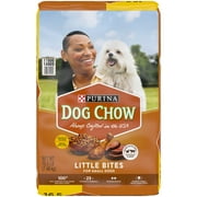 Purina Dog Chow Dry Dog Food, Little Bites for Small Breeds, Chicken & Beef Flavor, 16.5 lb Bag