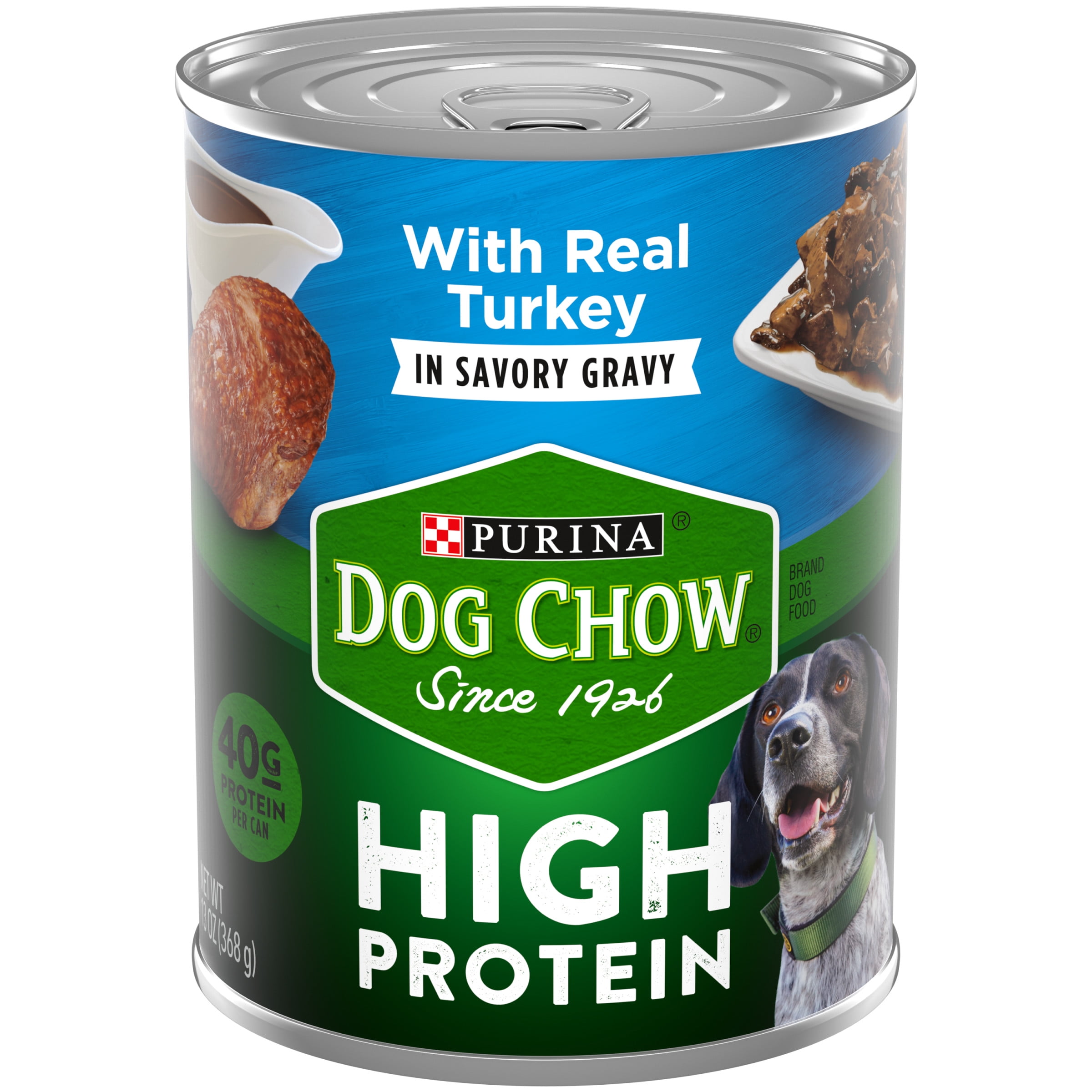 Purina Dog Chow Turkey Wet Dog Food, 13 oz Cans (12 Pack)