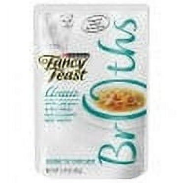 Purina Fancy Feast Broths Kitten Food, Wet Cat Food, Classic Chicken & Vegetables, 1.4 oz Pouch