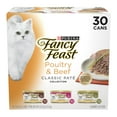 thumbnail image 1 of Purina Fancy Feast Classic Collection Pate Wet Cat Food, Poultry & Beef, 3 oz Cans (30 Pack), 1 of 10