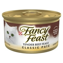 Purina Fancy Feast Classic Pate Cat Food, Tender Beef Feast, 3 oz Can
