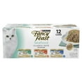 thumbnail image 1 of Purina Fancy Feast Seafood Classic Pate Collection Grain Free Wet Cat Food Pate Variety Pack, 3 oz Cans (12 Pack), 1 of 10