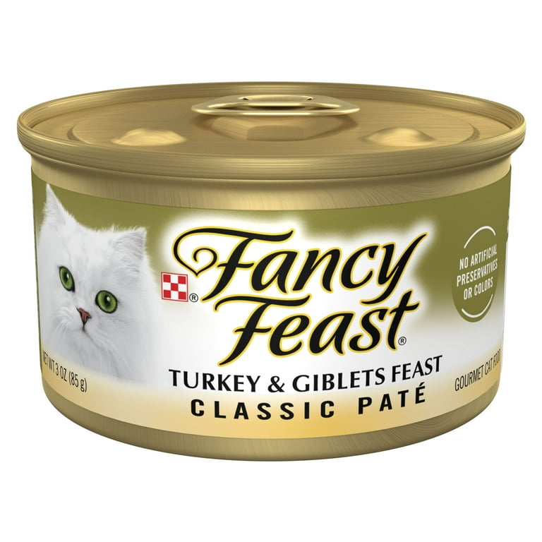 Fancy Feast Classic Turkey and Giblets Feast Canned Cat Food Fancy Feast Classic Turkey and Giblets Feast Canned Cat Food