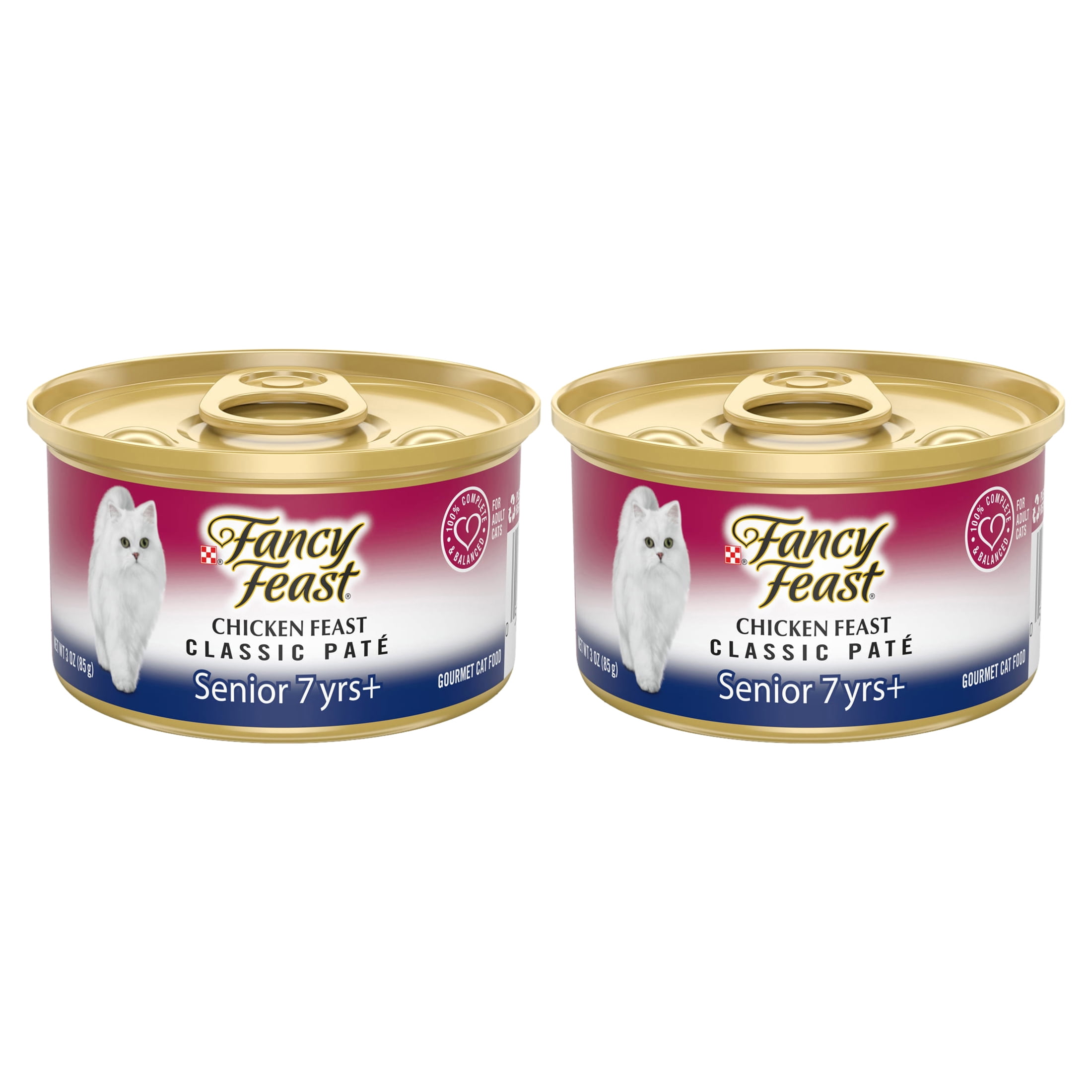 2 pack Purina Fancy Feast Senior Wet Cat Food 7 Years Plus