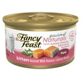 thumbnail image 1 of Purina Fancy Feast Gourmet Naturals Pate Wet Cat Food, Alaskan Salmon, 3 oz Can, 1 of 9