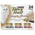 thumbnail image 1 of Purina Fancy Feast Gravy Lovers Food, Wet Cat Food Collection, 3 oz Cans (24 Pack), 1 of 11