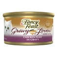 thumbnail image 1 of Purina Fancy Feast Gravy Lovers Wet Cat Food, Chicken Feast in Gravy, 3 oz Cans (24 Pack), 1 of 10