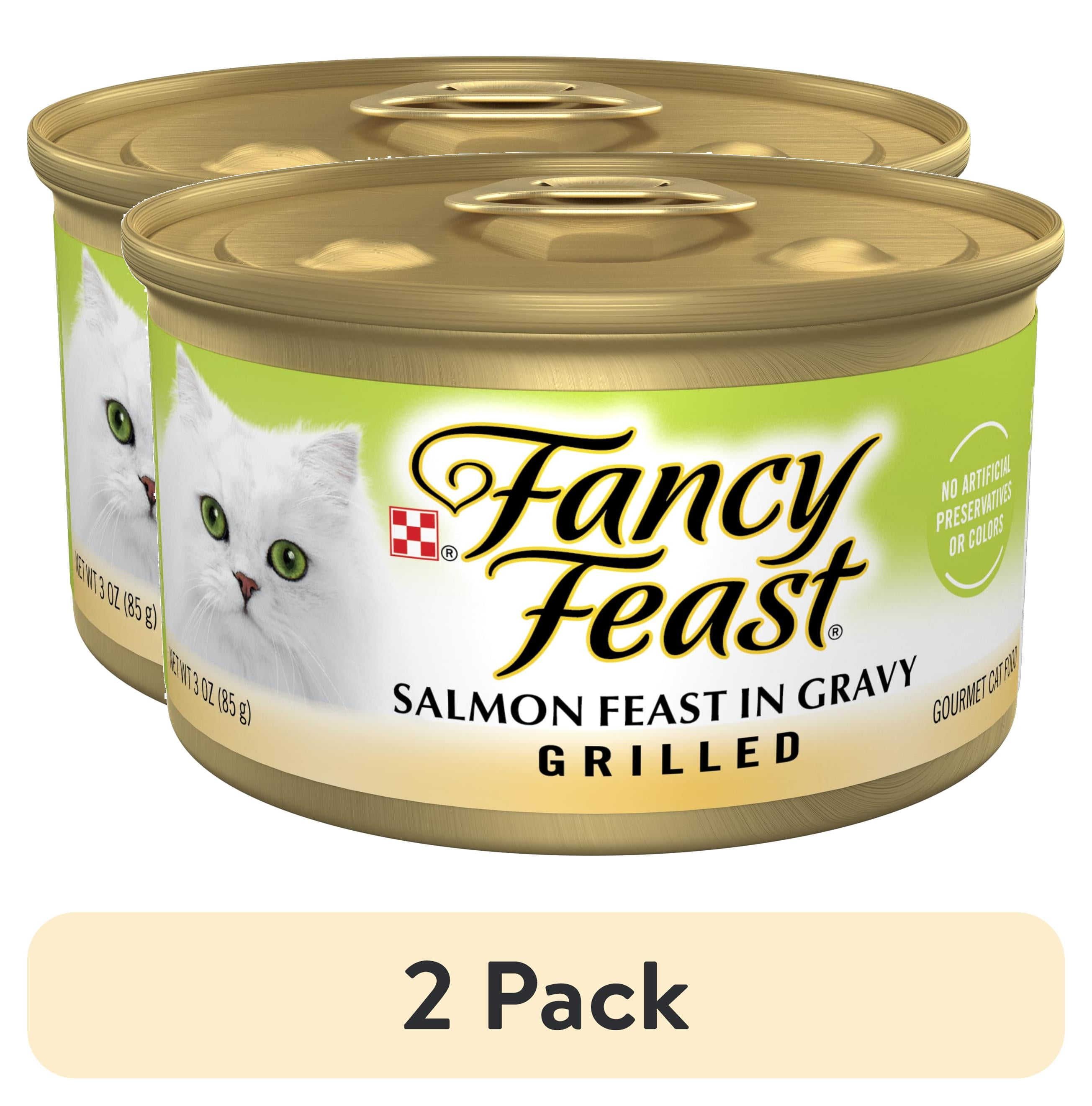 (2 pack) Purina Fancy Feast Gravy Wet Cat Food for Adult Cats, High