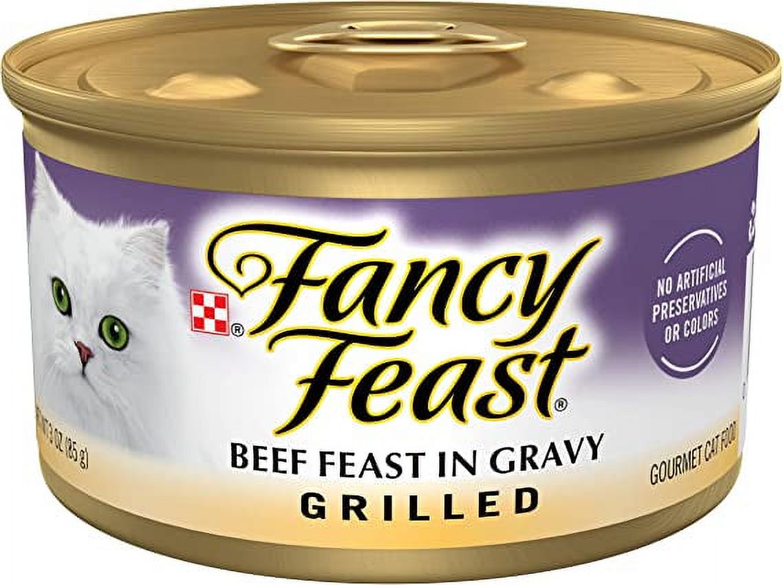 Purina Fancy Feast Grilled Feast in Gravy Canned Wet Cat Food Walmart