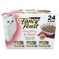 thumbnail image 1 of Purina Fancy Feast Grilled Kitten Food, Wet Cat Food, Poultry & Beef, 3 oz Cans (24 Pack), 1 of 11