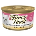 thumbnail image 1 of Purina Fancy Feast Grilled Kitten Food, Wet Cat Food, Salmon & Shrimp in Gravy, 3 oz Cans, 1 of 11