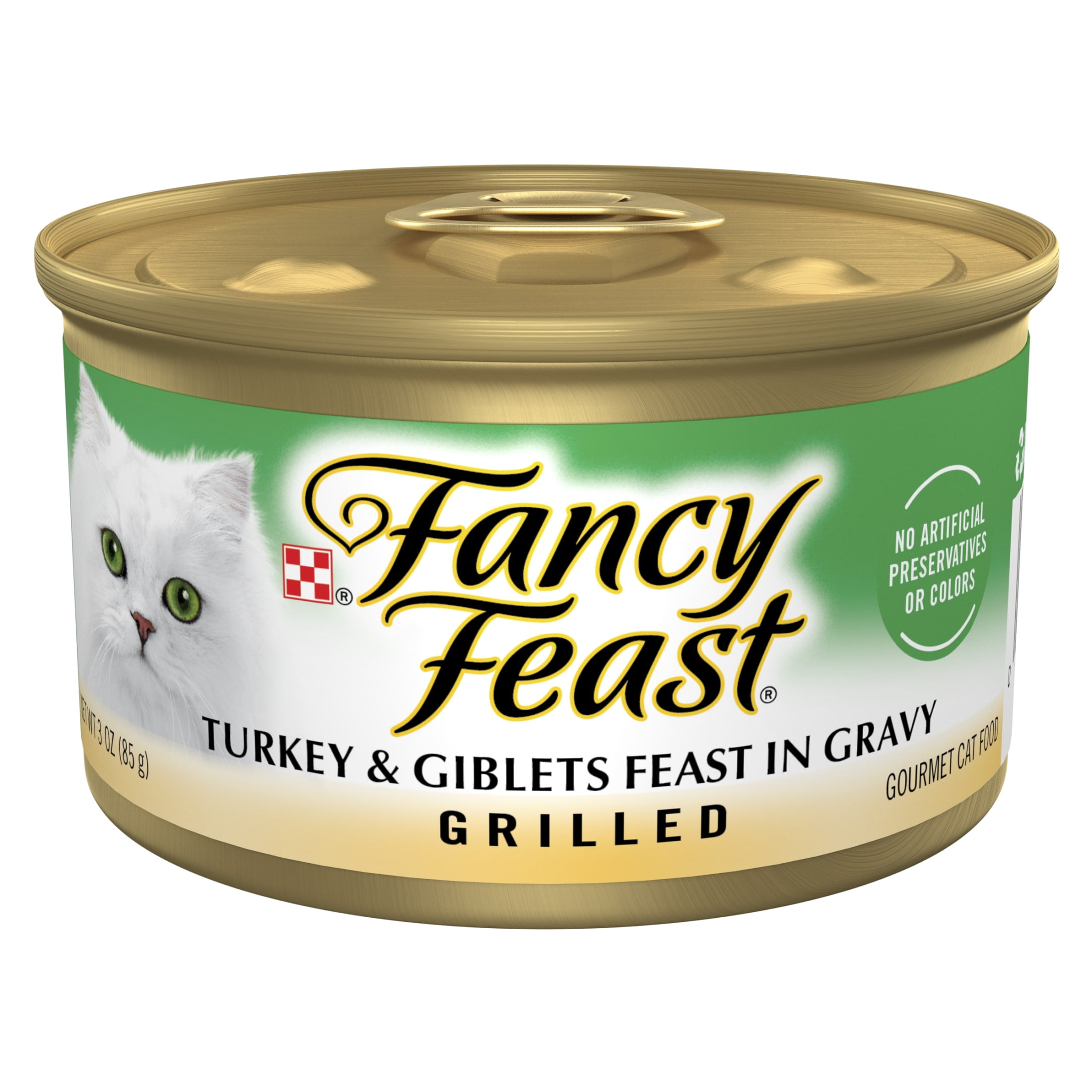 Fancy Feast Grilled Turkey and Giblets Feast Canned Cat Food Fancy Feast Grilled Turkey and Giblets Feast Canned Cat Food
