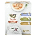 thumbnail image 1 of Purina Fancy Feast Lickable Wet Cat Food Broth Complement Creamy Variety Pack, 1 of 8