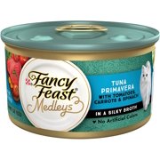 Purina Fancy Feast Medleys Tuna Primavera With Garden Veggies & Greens. 3 oz. (Pack of 12)